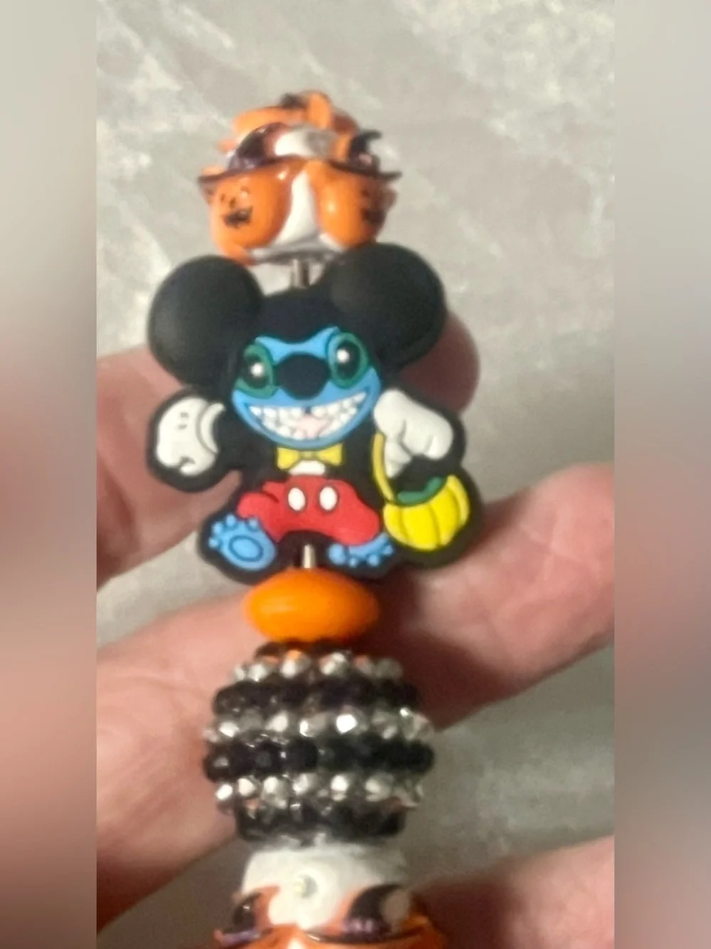 Halloween Mickey Handcrafted Pen